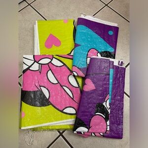 Minnie Mouse 4 potato sack race bags